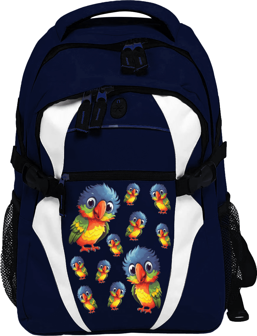 Rainbow Lorikeet Zenith Backpack Limited Edition - fungear.com.au