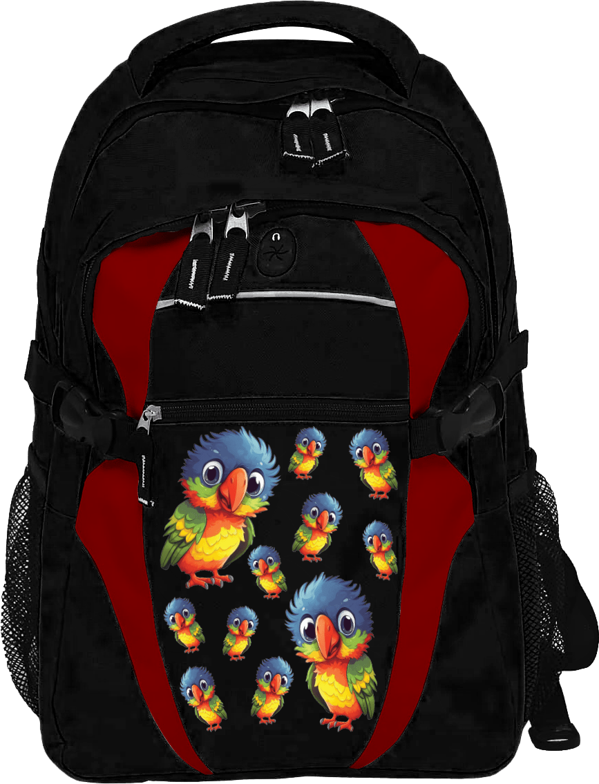 Rainbow Lorikeet Zenith Backpack Limited Edition - fungear.com.au