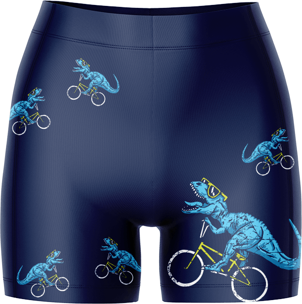 Rexy Dino Ladies Gym Shorts