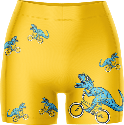 Rexy Dino Ladies Gym Shorts - fungear.com.au