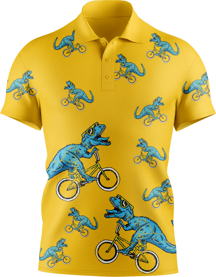 Rexy Dino Men's Short Sleeve Polo