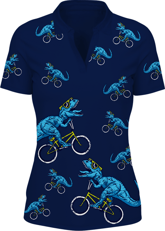 Rexy Dino Women's Polo - fungear.com.au