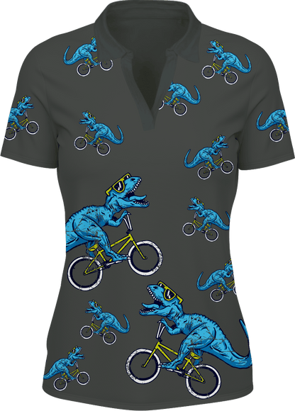 Rexy Dino Women's Polo - fungear.com.au