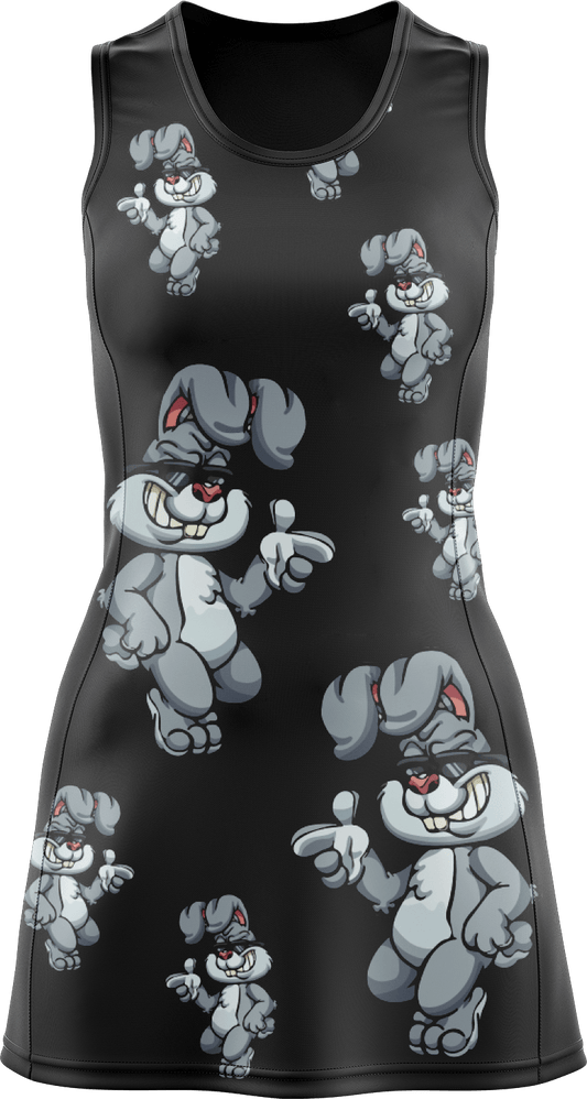 Rogue Rabbit Ladies Mini Dress - fungear.com.au