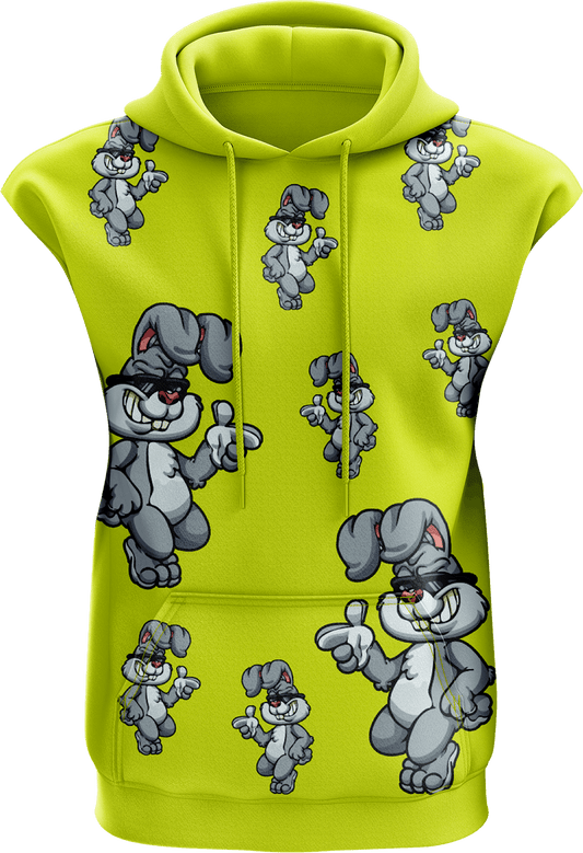 Rogue Rabbit Sleeveless Hoodie - fungear.com.au