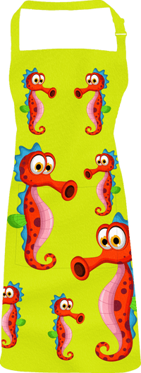 Sassy Seahorse Apron 1