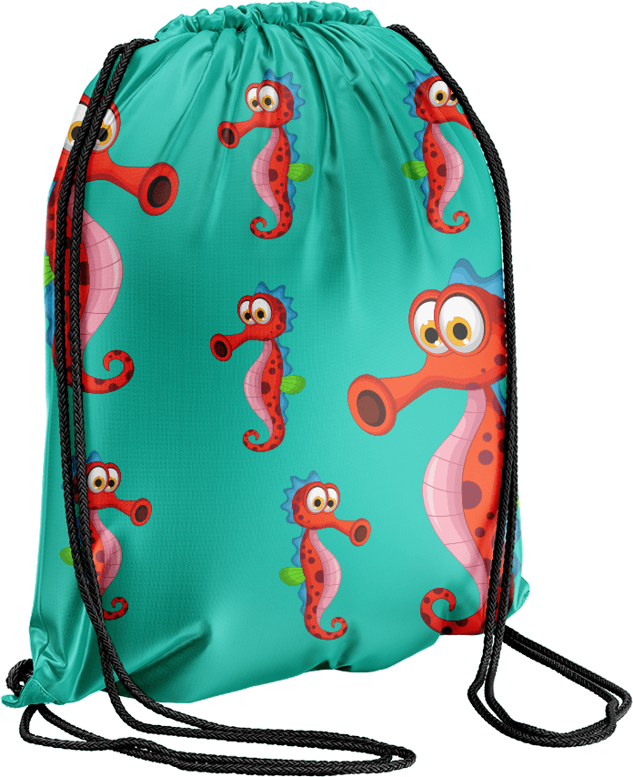 Sassy Seahorse Back Bag