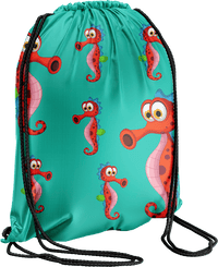 Sassy Seahorse Back Bag 2