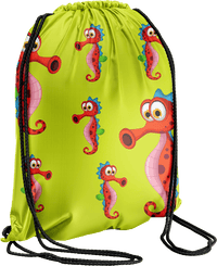 Sassy Seahorse Back Bag 4