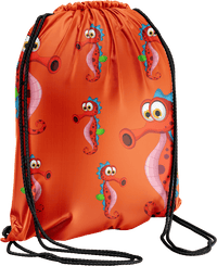 Sassy Seahorse Back Bag 1