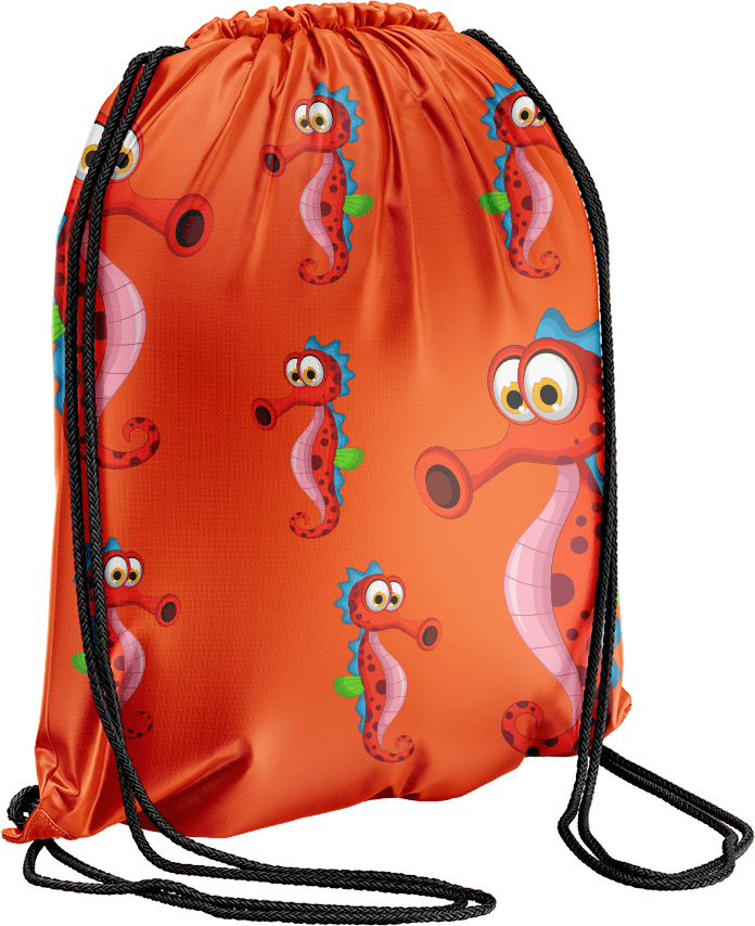 Sassy Seahorse Back Bag