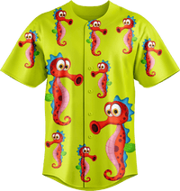 Sassy Seahorse Baseball Jerseys 4