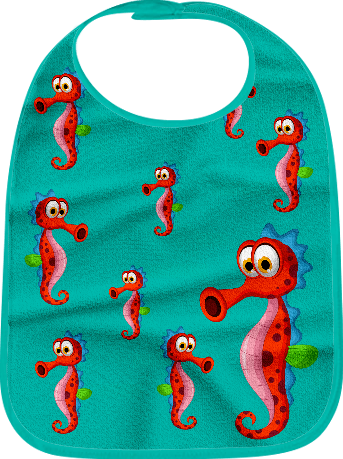 Sassy Seahorse Bibs