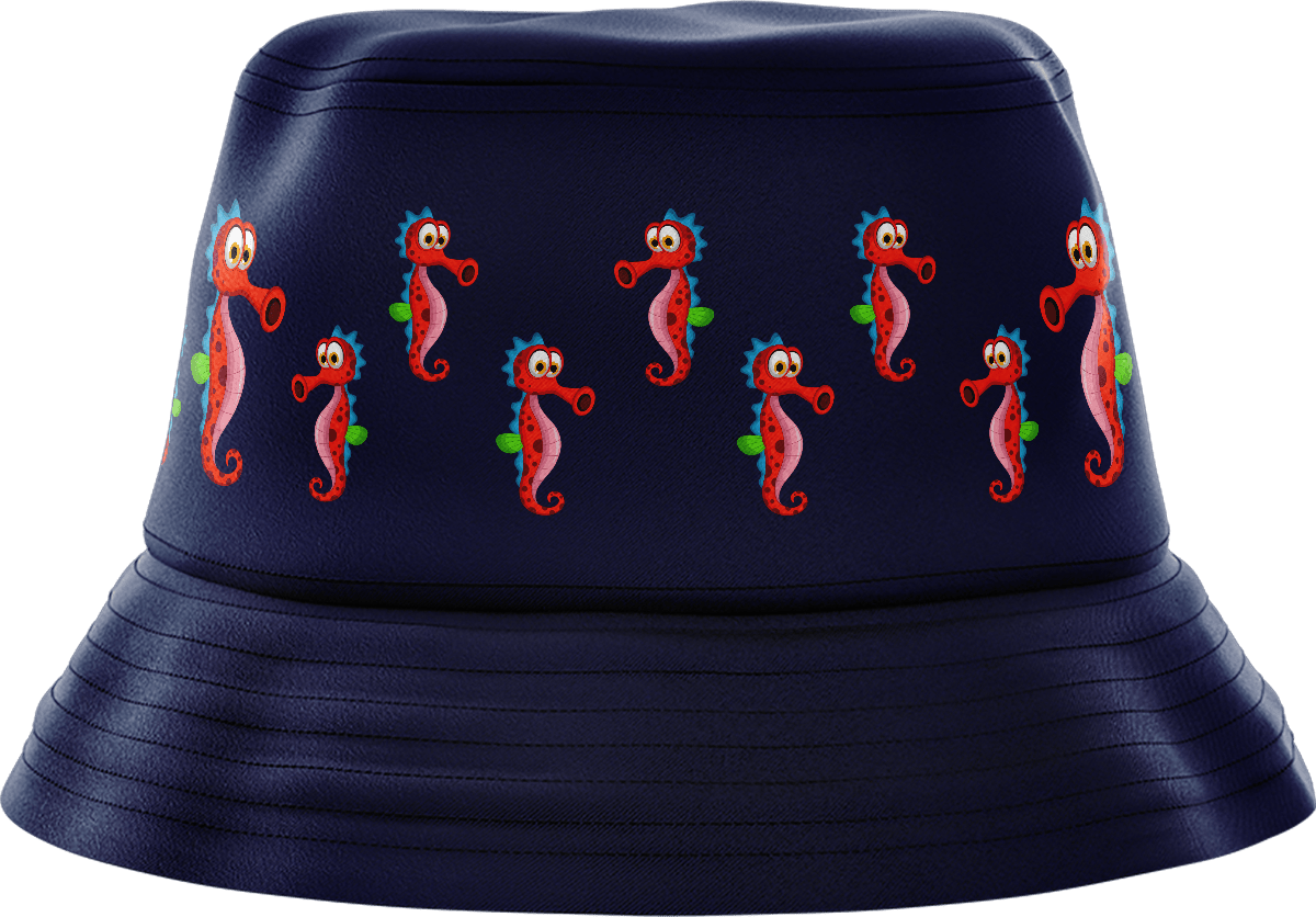 Sassy Seahorse Bucket Hat - fungear.com.au