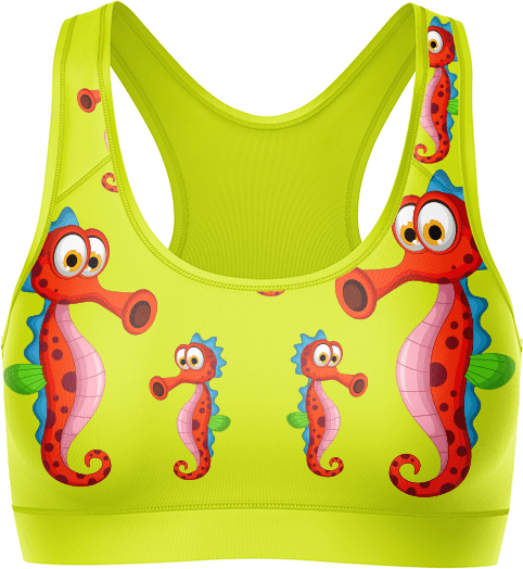 Sassy Seahorse Crop Top