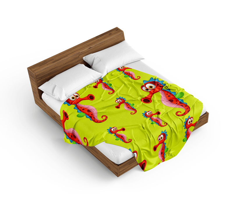 Sassy Seahorse Doona + Pillow