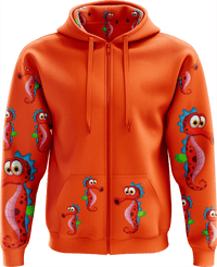Sassy Seahorse Full Zip Hoodies Jacket 12