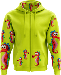 Sassy Seahorse Full Zip Hoodies Jacket 9