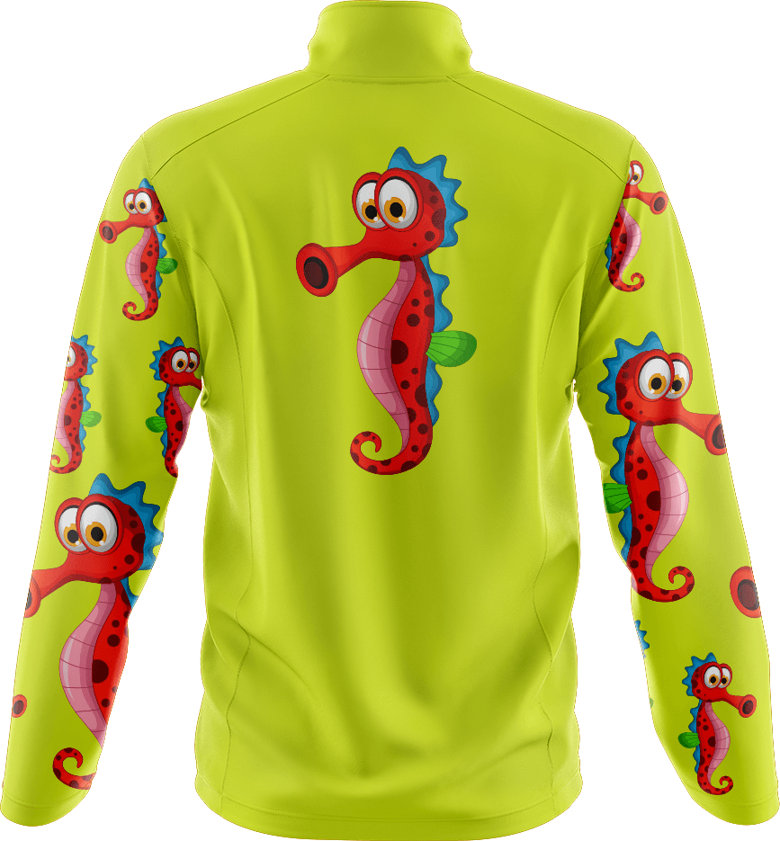 Sassy Seahorse Full Zip Track Jacket - fungear.com.au