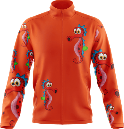 Sassy Seahorse Full Zip Track Jacket - fungear.com.au