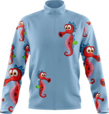 Sassy Seahorse Full Zip Track Jacket - fungear.com.au