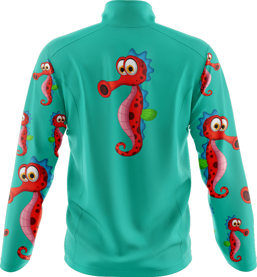 Sassy Seahorse Full Zip Track Jacket - fungear.com.au