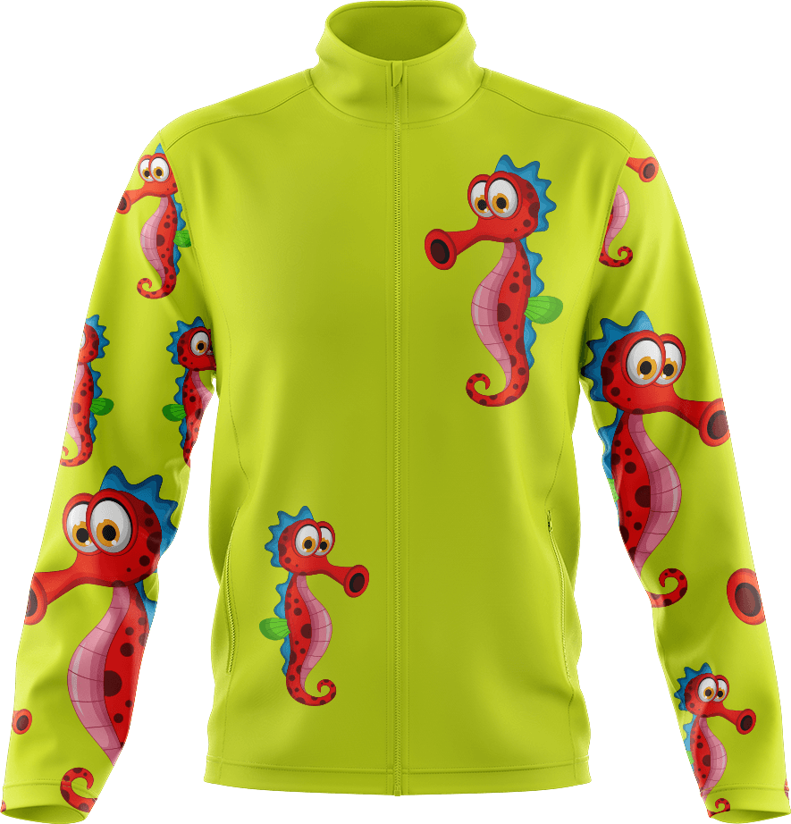 Sassy Seahorse Full Zip Track Jacket - fungear.com.au