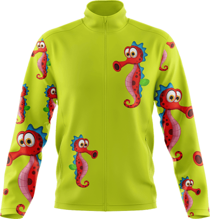 Sassy Seahorse Full Zip Track Jacket - fungear.com.au