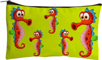 Sassy Seahorse Jumbo Pencil Case 1