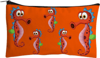 Sassy Seahorse Jumbo Pencil Case 3