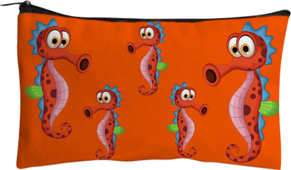 Sassy Seahorse Jumbo Pencil Case - fungear.com.au