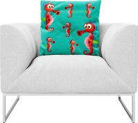 Sassy Seahorse Pillows Cushions 4