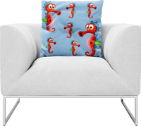 Sassy Seahorse Pillows Cushions 1