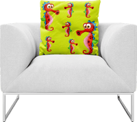 Sassy Seahorse Pillows Cushions 2
