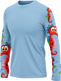 Sassy Seahorse Rash Shirt Long Sleeve 8