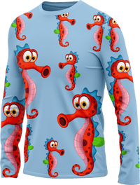 Sassy Seahorse Rash Shirt Long Sleeve 4