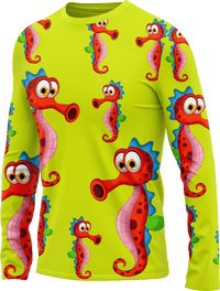 Sassy Seahorse Rash Shirt Long Sleeve 3