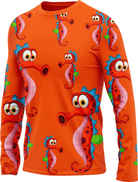 Sassy Seahorse Rash Shirt Long Sleeve 1