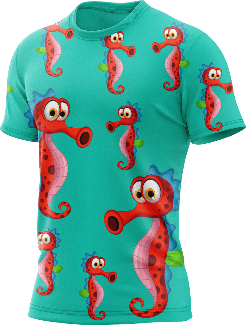 Sassy Seahorse Rash Shirt Short Sleeve Clearance