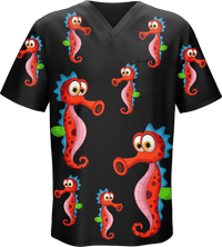 Sassy Seahorse Scrubs 1