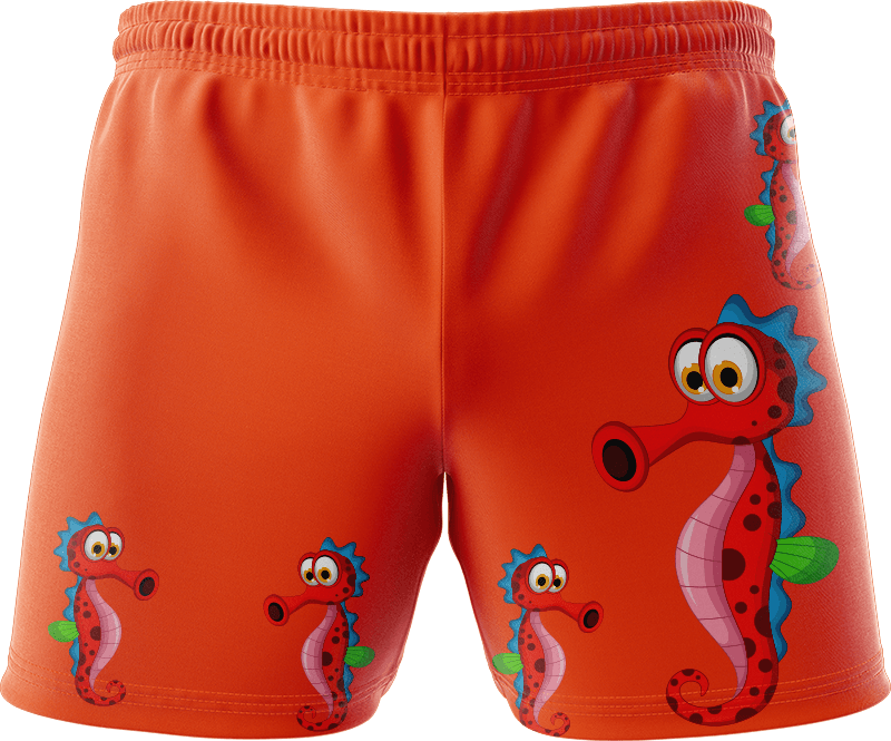 Sassy Seahorse Shorts - fungear.com.au