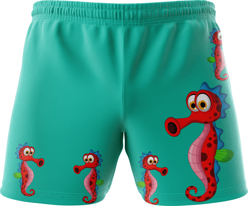 Sassy Seahorse Shorts - fungear.com.au