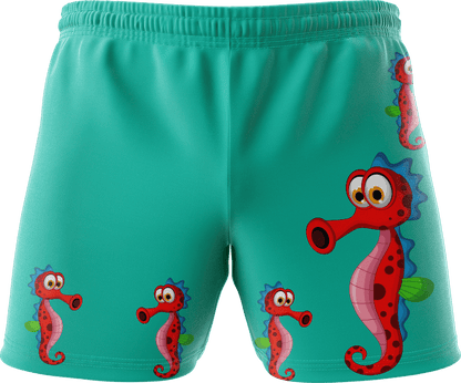 Sassy Seahorse Shorts - fungear.com.au