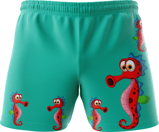 Sassy Seahorse Shorts - fungear.com.au