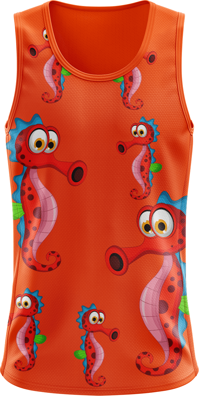 Sassy Seahorse Singlets - fungear.com.au