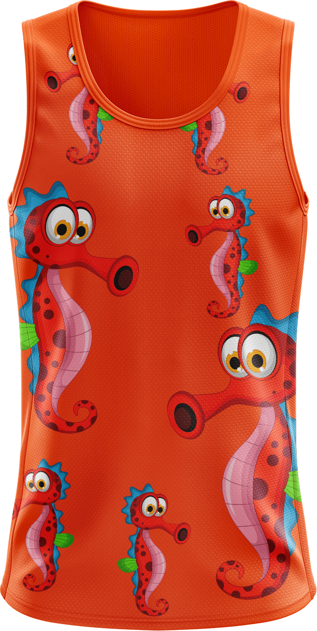 Sassy Seahorse Singlets