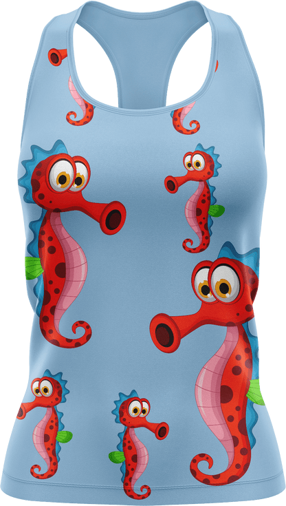 Sassy Seahorse Singlets - fungear.com.au