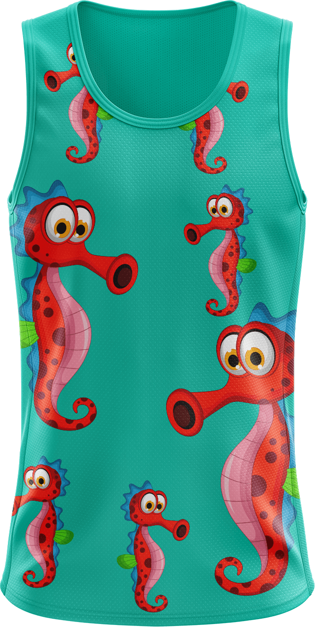 Sassy Seahorse Singlets - fungear.com.au