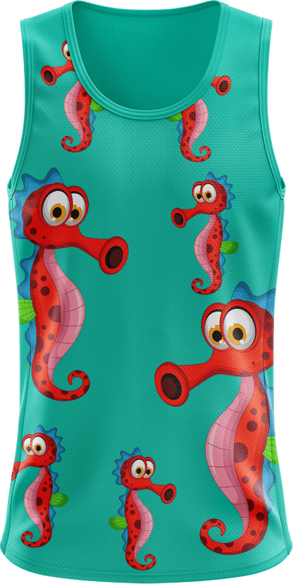 Sassy Seahorse Singlets - fungear.com.au