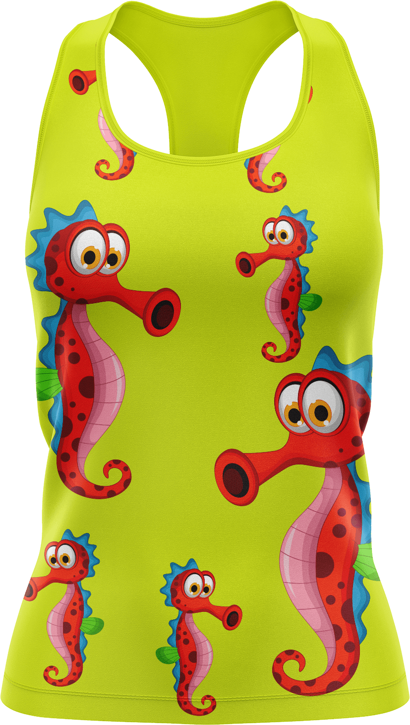 Sassy Seahorse Singlets - fungear.com.au